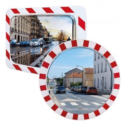 Verkehrsspiegel aus Edelstahl